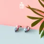 Jewelry - Toucan Stud Earrings - Mismatched Tropical Bird Earrings - Fun Colorful Halloween Costume Jewelry - PINTONIK