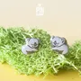 Jewelry - Tiny Koala Stud Earrings - Cute Animal Jewelry - Gift for Koala Bear Lovers - PINTONIK
