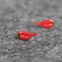 Bijoux - Boucles d'oreilles piments - Boucles d'oreilles gourmandes originales - Cadeau amusant pour un anniversaire ou la Saint-Valentin - Bijoux piment rouge - PINTONIK