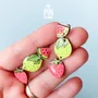 Jewelry - Neon Summer Fruit Earrings - Strawberry, Lemon, Watermelon - PINTONIK