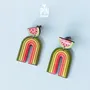 Jewelry - Watermelon Earrings - Summer Rainbow Jewelry - Fun Beach Gifts - PINTONIK