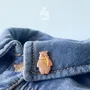 Jewelry - Cute Brown Bear Pin - Small Woodland Animal Brooch for Jacket Collar - Wooden Grizzly Bear Gifts Ita Bag Pin - PINTONIK
