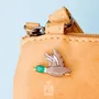 Jewelry - Mallard Duck Pin - Flying Bird Brooch - Lake House Jewelry - PINTONIK