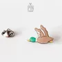 Jewelry - Mallard Duck Pin - Flying Bird Brooch - Lake House Jewelry - PINTONIK