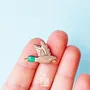 Jewelry - Mallard Duck Pin - Flying Bird Brooch - Lake House Jewelry - PINTONIK
