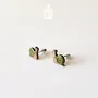 Jewelry - Wooden Snail Stud Earrings - PINTONIK