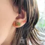 Jewelry - Wooden Snail Stud Earrings - PINTONIK