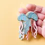 Bijoux - Boucles d'oreilles méduses colorées - Bijoux pour une fête sur la plage - PINTONIK