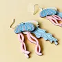 Bijoux - Boucles d'oreilles méduses colorées - Bijoux pour une fête sur la plage - PINTONIK