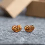 Bijoux - Boucles d'oreilles bretzel fantaisie - Petites boucles d'oreilles miniatures en forme de bretzel - Cadeau amusant pour la Fête de la bière, idéal pour un collègue ou un Père Noël secret - PINTONIK