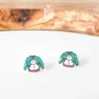 Jewelry - Snowman Sweater Stud Earrings - Quirky Christmas Earrings - PINTONIK