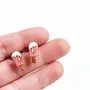 Jewelry - Ice Cream Earrings - Fun Summer Stud Earrings - Miniature Food Popsicle Jewelry - PINTONIK
