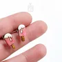 Jewelry - Ice Cream Earrings - Fun Summer Stud Earrings - Miniature Food Popsicle Jewelry - PINTONIK