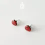 Bijoux - Boucles d'oreilles coccinelle - Bijoux de déguisement coccinelle pour Halloween - PINTONIK