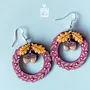 Jewelry - Fall Wreath Dangle Earrings - PINTONIK