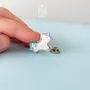 Bijoux - Broche Licorne en Bois - Bijou Fantaisie Magique - Broche Pastel Conte de Fées pour Sac Ita - PINTONIK