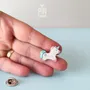 Bijoux - Broche Licorne en Bois - Bijou Fantaisie Magique - Broche Pastel Conte de Fées pour Sac Ita - PINTONIK