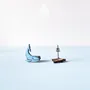 Bijoux - Boucles d'oreilles baleines - Bijoux nautiques côtiers - Cadeaux sur le thème de l'océan pour femmes, anniversaire ou Noël - PINTONIK