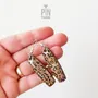Jewelry - Animal Print Dangle Earrings - Retro Leopard Jewelry - Safari Animal Lover - PINTONIK