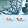 Bijoux - Boucles d'oreilles pastèque - Boucles d'oreilles fantaisie fruitées - Cadeau pour belle-fille ou adolescente - PINTONIK