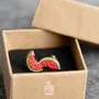 Bijoux - Boucles d'oreilles pastèque - Boucles d'oreilles fantaisie fruitées - Cadeau pour belle-fille ou adolescente - PINTONIK