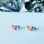 Bijoux - Boucles d'oreilles pastèque - Boucles d'oreilles fantaisie fruitées - Cadeau pour belle-fille ou adolescente - PINTONIK