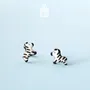 Jewelry - Boho Zebra Stud Earrings for Kids - Animal Pattern Jewelry for Safari - PINTONIK