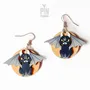 Bijoux - Boucles d'oreilles ailes de chauve-souris chat noir - Bijoux d'Halloween Whimsigoth - PINTONIK