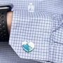 Jewelry - Wooden Mountain Cufflinks - Ski Snowboard Design - PINTONIK