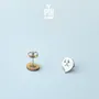 Jewelry - Wooden Ghost Stud Earrings - Spooky Halloween Jewelry - PINTONIK