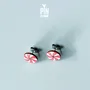 Jewelry - Peppermint Candy Cane Stud Earrings - Funny Secret Santa or Christmas Gift - PINTONIK