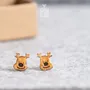 Jewelry - Funny Reindeer Stud Earrings - Quirky Christmas jewelry - Secret Santa Gift or Stocking Stuffer - PINTONIK