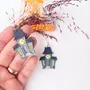 Jewelry - Haunted Mansion Ghost Earrings - Halloween Costumes Jewelry - Spooky Witch Earrings - PINTONIK