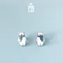 Bijoux - Boucles d'oreilles Ours Polaire - Boucles d'oreilles Animaux de Noël - Bijoux de Noël amusants - PINTONIK