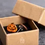 Bijoux - Boucles d'oreilles Jack O'Lantern - Bijoux d'Halloween originaux en bois - PINTONIK