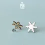 Jewelry - Oversized Snowflake Stud Earrings - Fun Christmas Jewelry - PINTONIK