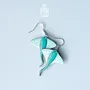 Jewelry - Mint Stingray Earrings - Sea Life Wooden Manta Ray - Sterling Silver - PINTONIK