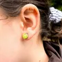 Jewelry - Cactus Stud Earrings - Boho Cacti Jewelry - Green Succulent Studs - PINTONIK