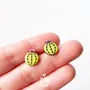 Jewelry - Cactus Stud Earrings - Boho Cacti Jewelry - Green Succulent Studs - PINTONIK