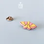 Jewelry - Rosy Maple Moth Pin - Pink Insect Brooch - PINTONIK