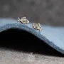 Bijoux - Boucles d'oreilles poissons chrétiennes - Cadeaux de baptême ou de première communion en argent pour filles ou adultes - PINTONIK