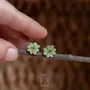 Jewelry - Four-Leaf Clover Stud Earrings - PINTONIK
