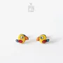 Bijoux - Boucles d'oreilles perroquet mignonnes - Bijoux oiseaux Quikry - Boucles d'oreilles originales - PINTONIK