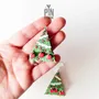 Jewelry - Christmas Tree Dangle Earrings - Festive Jewelry for Christmas Eve - Winter Accessories - PINTONIK