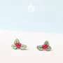 Jewelry - Holly Christmas Earrings - Holiday Jewelry Stocking Stuffer - Fun Secret Santa Gift - PINTONIK