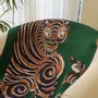 Throw blankets - Tiger and Magpie(Green) - BON`EE(LIVING ART BRAND)
