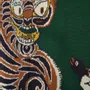 Throw blankets - Tiger and Magpie(Green) - BON`EE(LIVING ART BRAND)