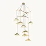 Hanging lights - Emily V8 – Vertical Multi-Light Chandelier for Lobbies & High Ceilings - MOSS OBJECTS