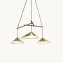 Suspensions - Emily Group of Three – Suspension sculpturale à trois lumières - MOSS OBJECTS