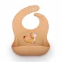 Everyday plates - Fox silicone bib + bowl + spoon set - GAELLE DUVAL